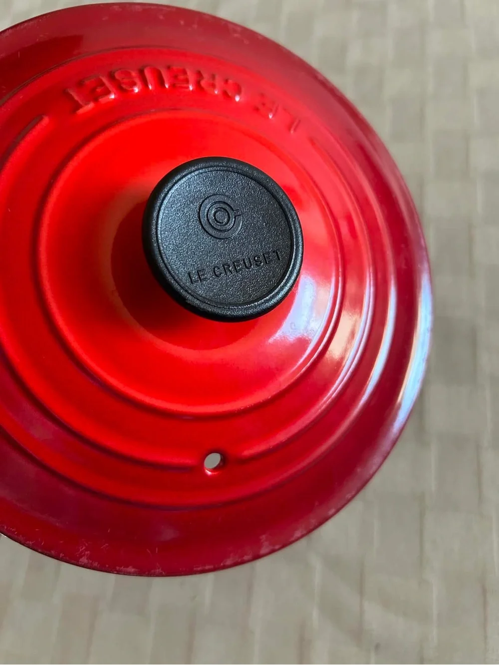 Le Creuset Casserole with Wooden Handle 18 Cherry